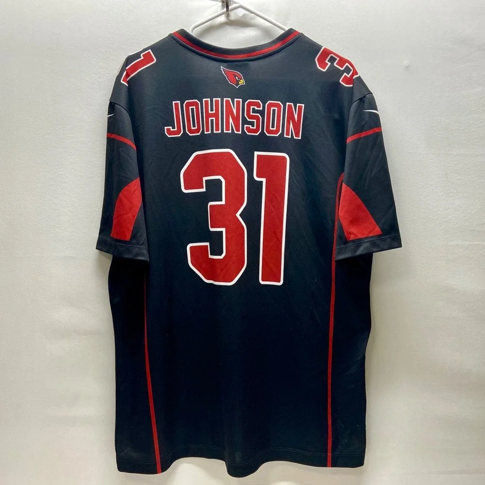 David Johnson 31 Arizona Cardinals NFL Jersey Men's XL Black Nike Color Rush GUC